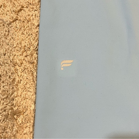 Fabletics Boost PowerHold High-Waisted 7/8 Legging Bali-Blue Lace Details 3X - Picture 8 of 14